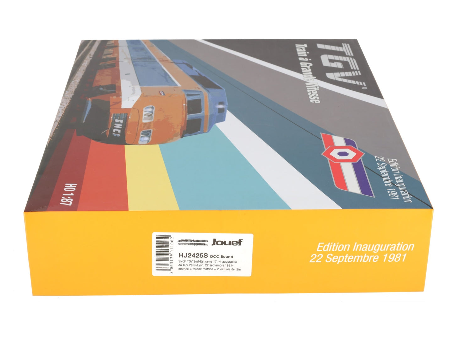 Jouef HJ2425S HO TGV Inauguration Edition Electric Passenger 4-Unit Set EX/Box