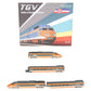 Jouef HJ2425S HO TGV Inauguration Edition Electric Passenger 4-Unit Set EX/Box