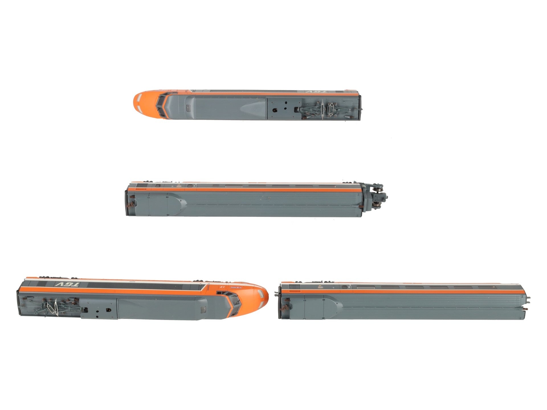 Jouef HJ2425S HO TGV Inauguration Edition Electric Passenger 4-Unit Set EX/Box