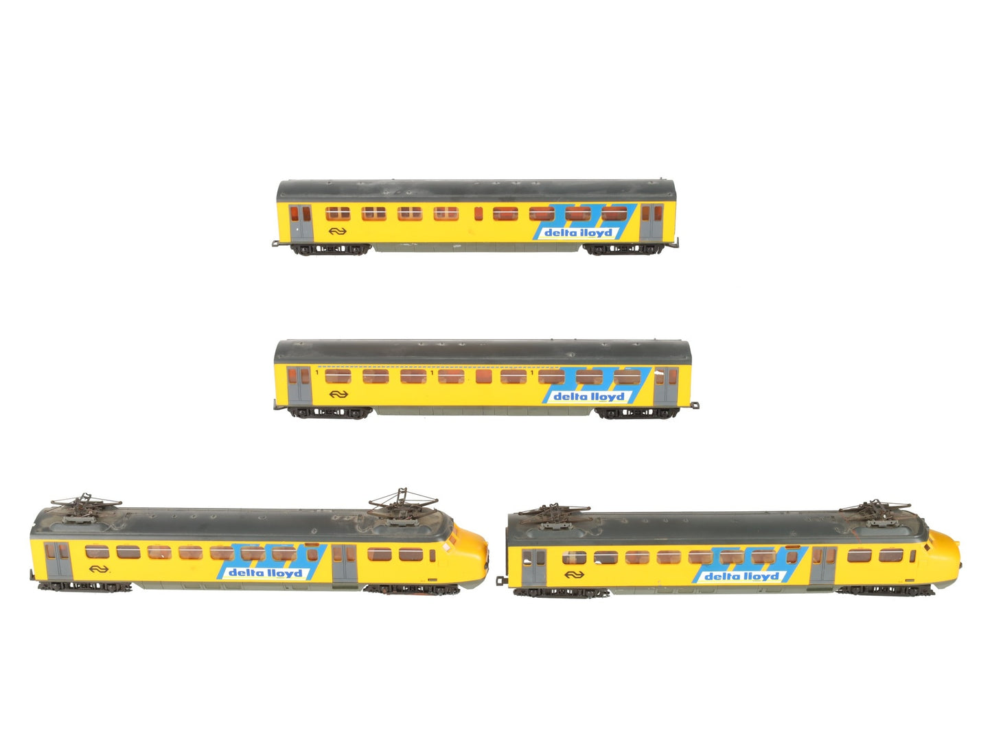 Lima HO Scale Custom Delta Lloyd Electric Locomotive Set (Set of 4) VG/Box
