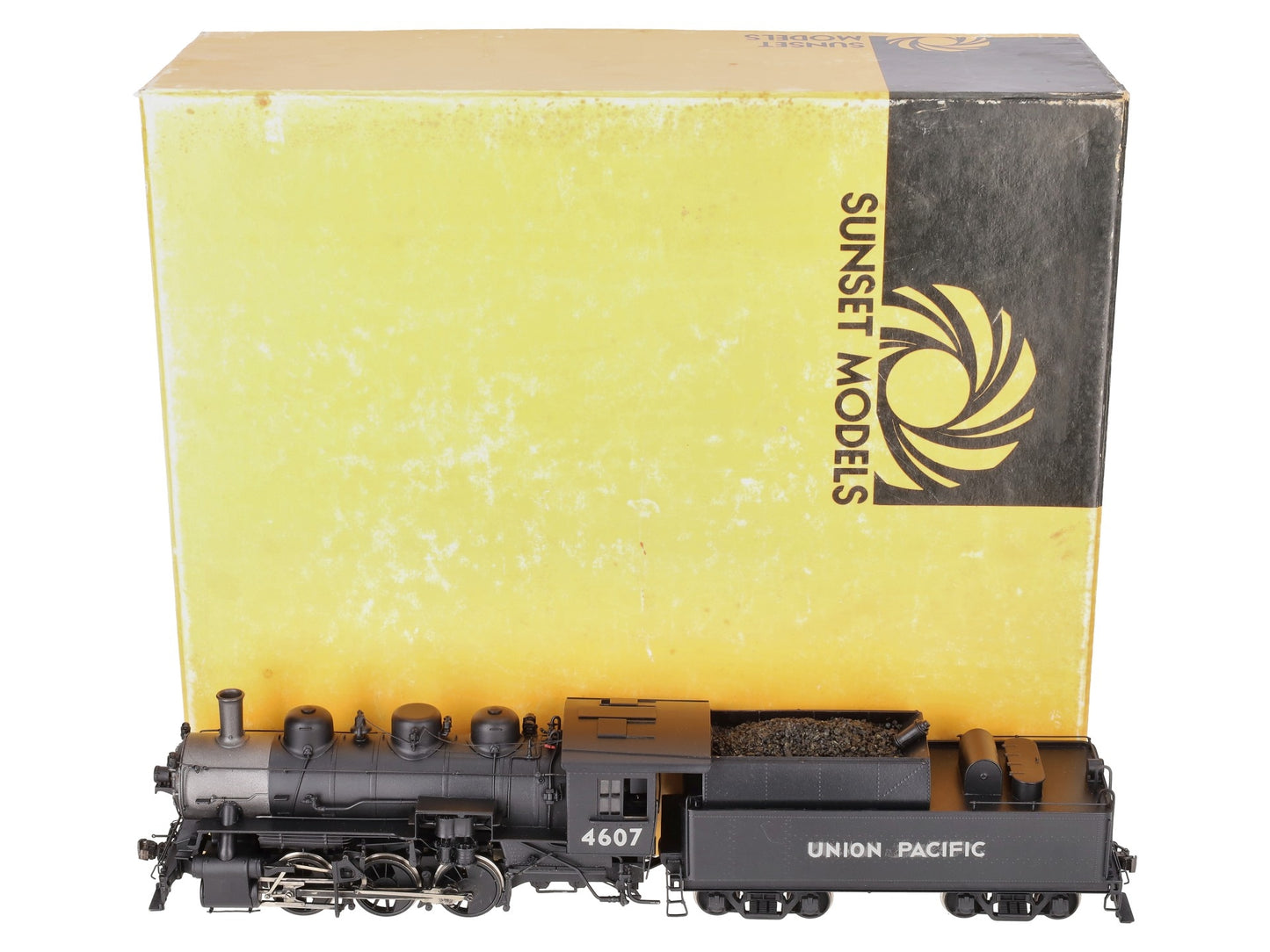 Sunset Models O Brass UP USRA 0-6-0 Steam Switcher Engine & Tender #4607- 2-Rail EX/Box