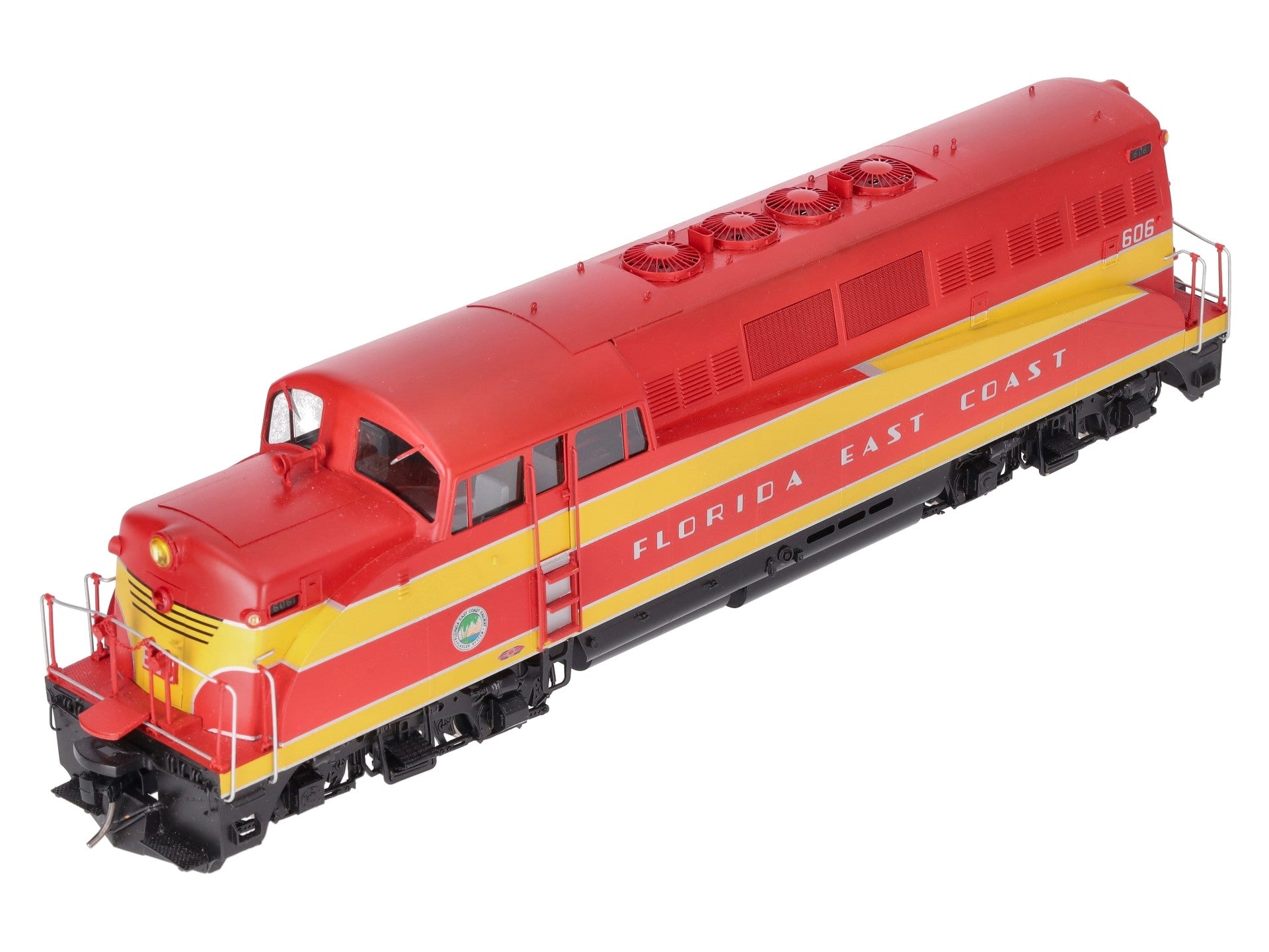 Overland OMI-0375 O Brass FEC EMD BL-2 Diesel Locomotive #606 (2-Rail) - Painted/Box