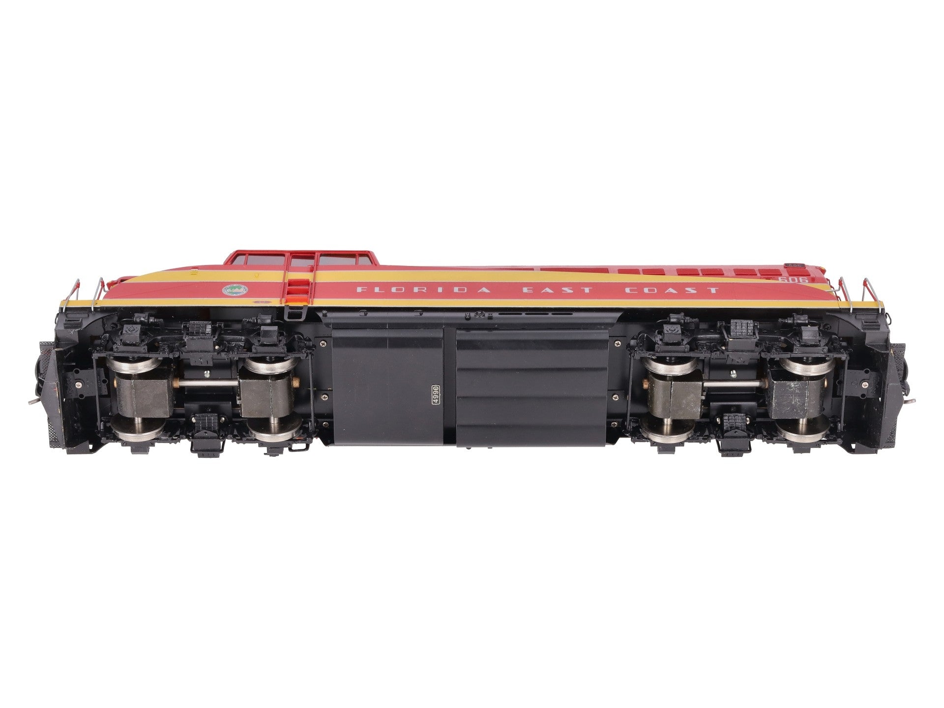 Overland OMI-0375 O Brass FEC EMD BL-2 Diesel Locomotive #606 (2-Rail) - Painted/Box