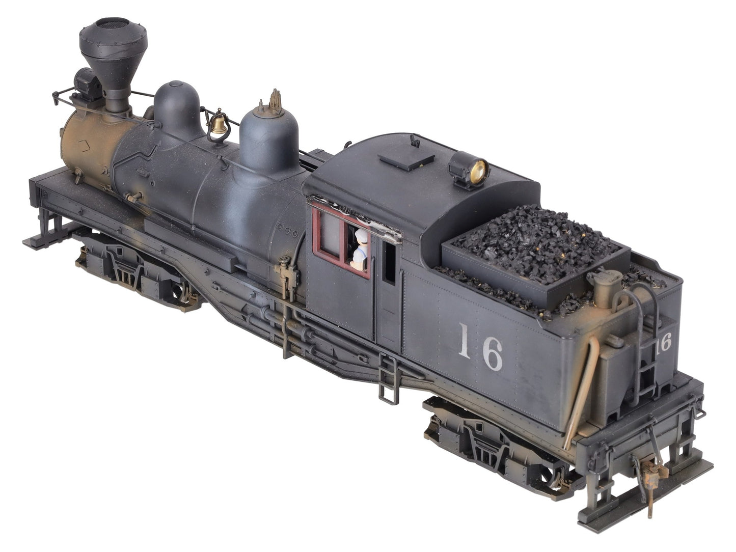 K-Line KS3400-0001 O Scale Customized Shay Locomotive #16 (2-Rail) - Painted/Box