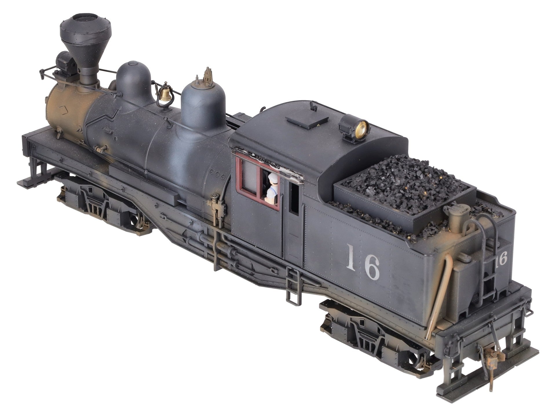 K-Line KS3400-0001 O Scale Customized Shay Locomotive #16 (2-Rail) - Painted/Box
