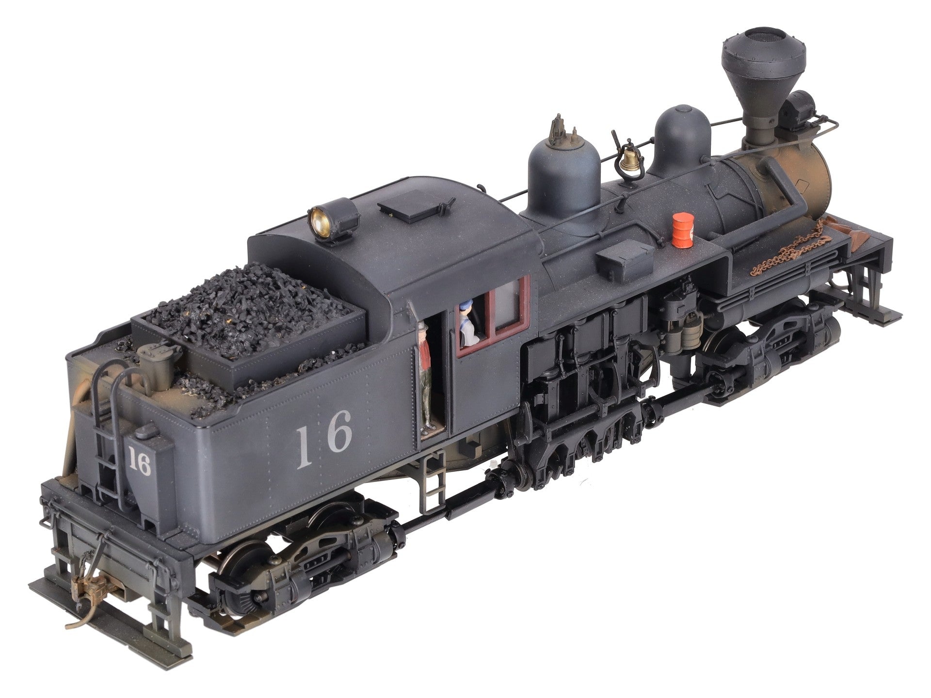 K-Line KS3400-0001 O Scale Customized Shay Locomotive #16 (2-Rail) - Painted/Box