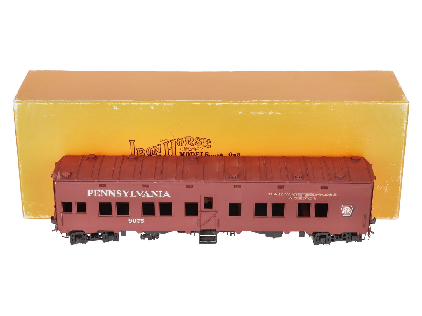Precision Scale Co. 16331 O Brass PRR Sleeper Car #9075 (2-Rail) - Painted/Box