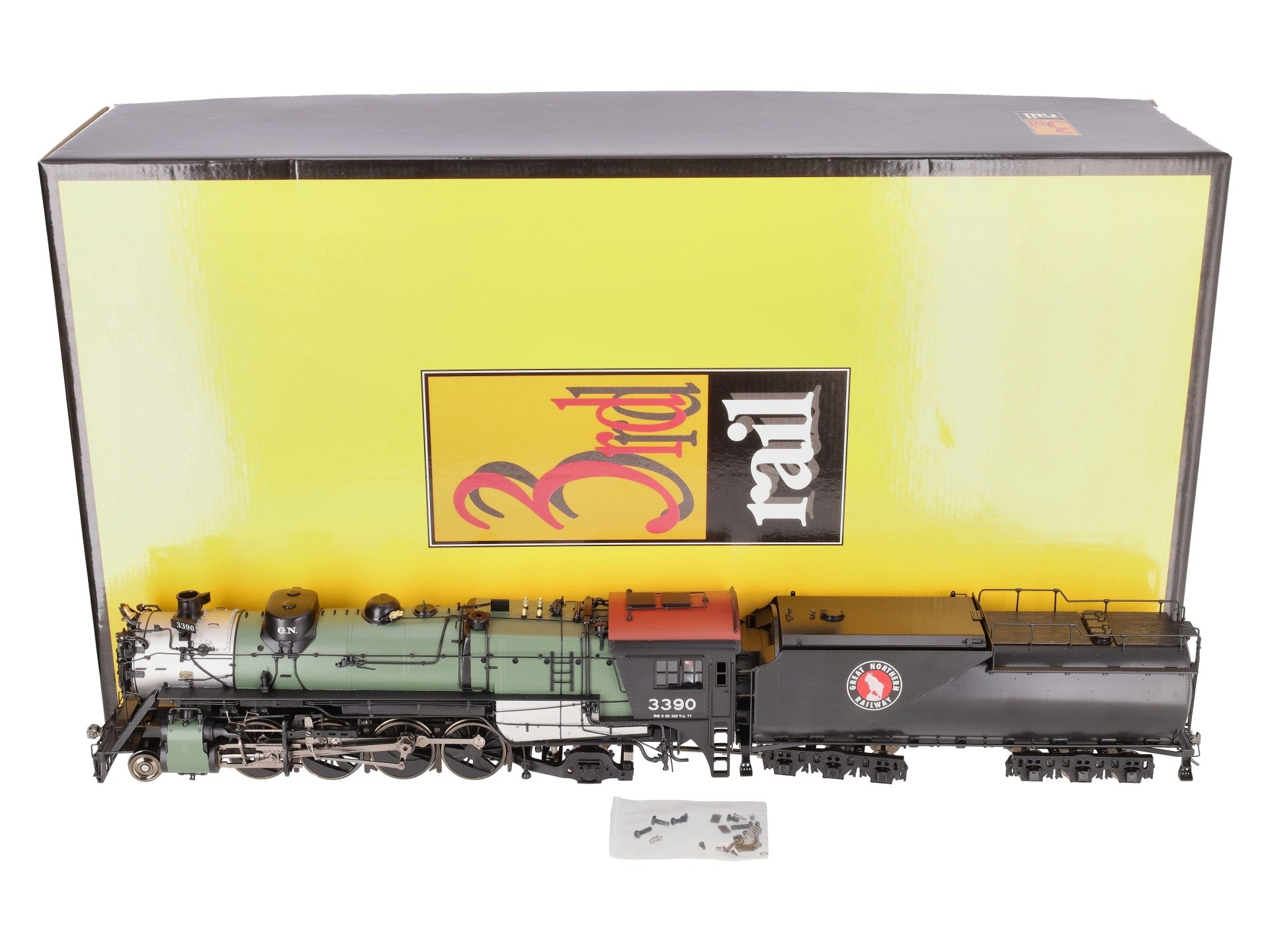 Sunset Models O Brass GN O8 2-8-2 Closed Cab Steam Loco & Tender #3390 (2-Rail) LN/Box