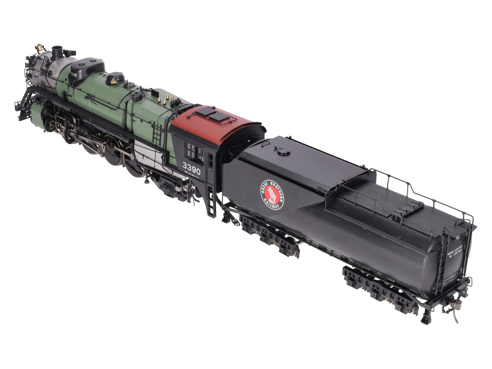 Sunset Models O Brass GN O8 2-8-2 Closed Cab Steam Loco & Tender #3390 (2-Rail) LN/Box