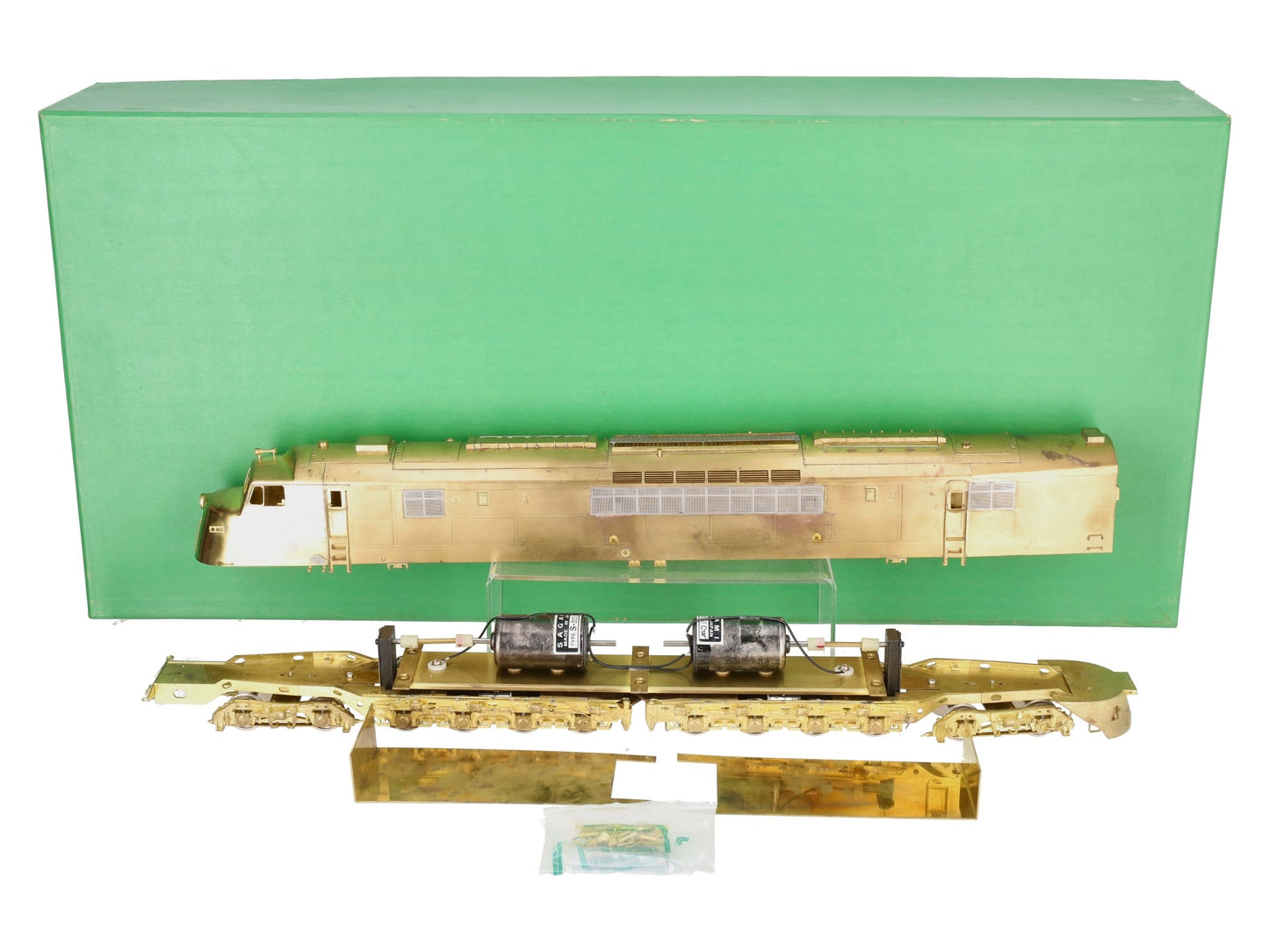 Overland OMI-0235 O Brass PRR Centipede Diesel w/o antennas (2 Rail) -Unpainted LN/Box