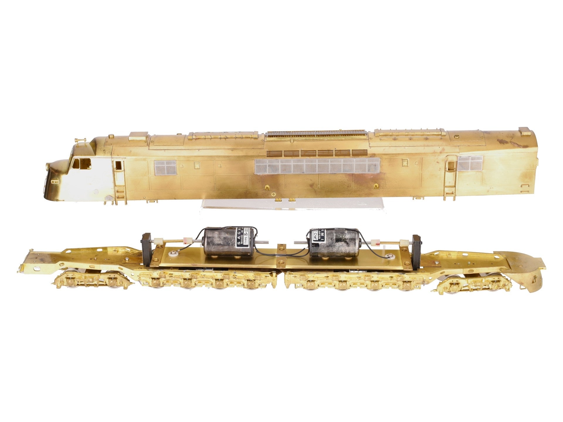 Overland OMI-0235 O Brass PRR Centipede Diesel w/o antennas (2 Rail) -Unpainted LN/Box
