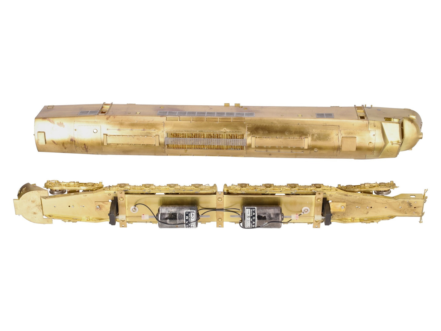 Overland OMI-0235 O Brass PRR Centipede Diesel w/o antennas (2 Rail) -Unpainted LN/Box