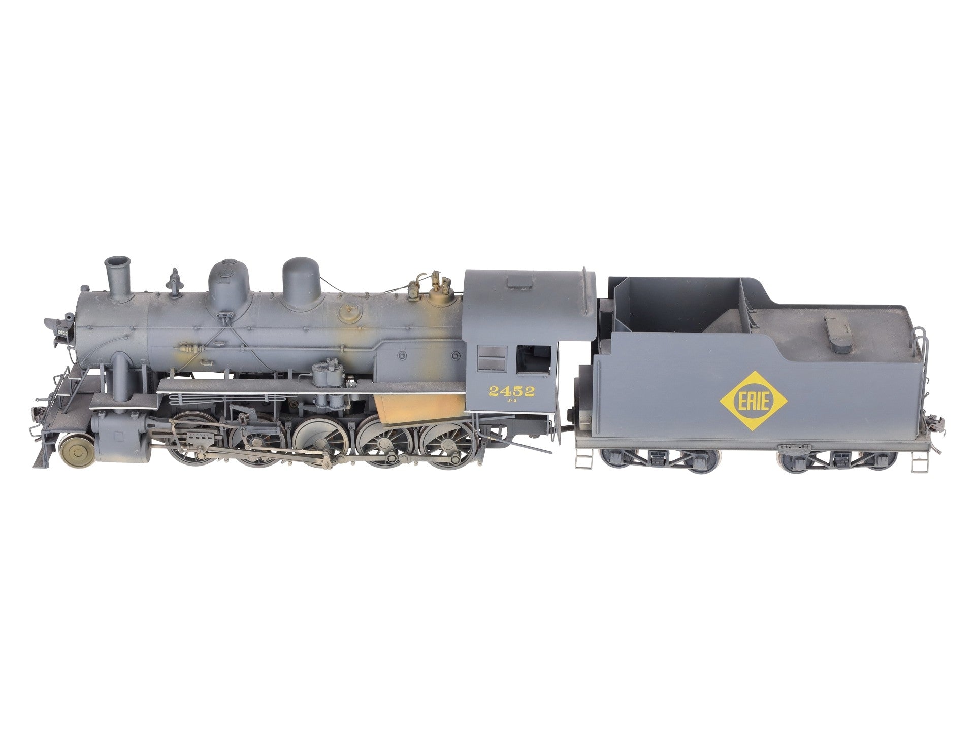 Sunset Models O Brass Erie 2-10-0 Steam Loco & Tender #2452 (2-Rail) - Painted/Box