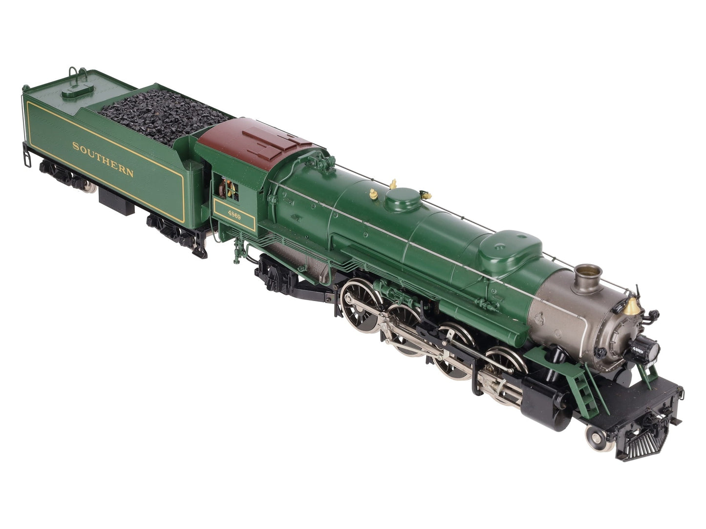 Williams O Scale Brass Southern 2-8-2 Steam Engine & Tender #4869 w/DCC (2-Rail) LN/Box