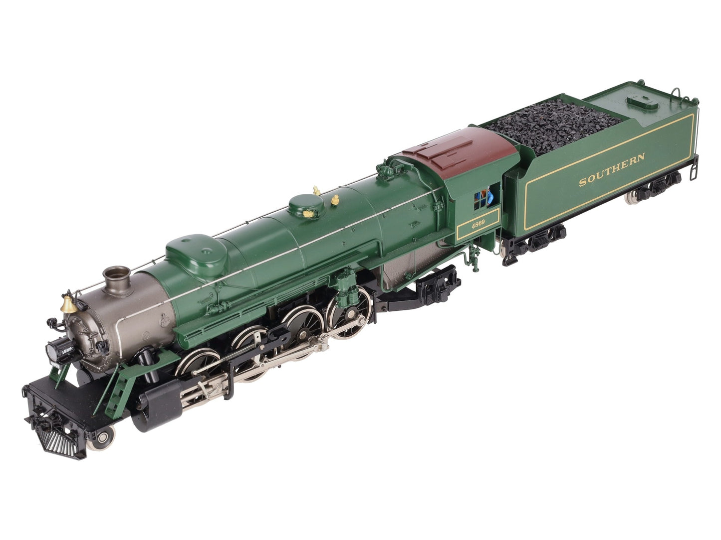 Williams O Scale Brass Southern 2-8-2 Steam Engine & Tender #4869 w/DCC (2-Rail) LN/Box