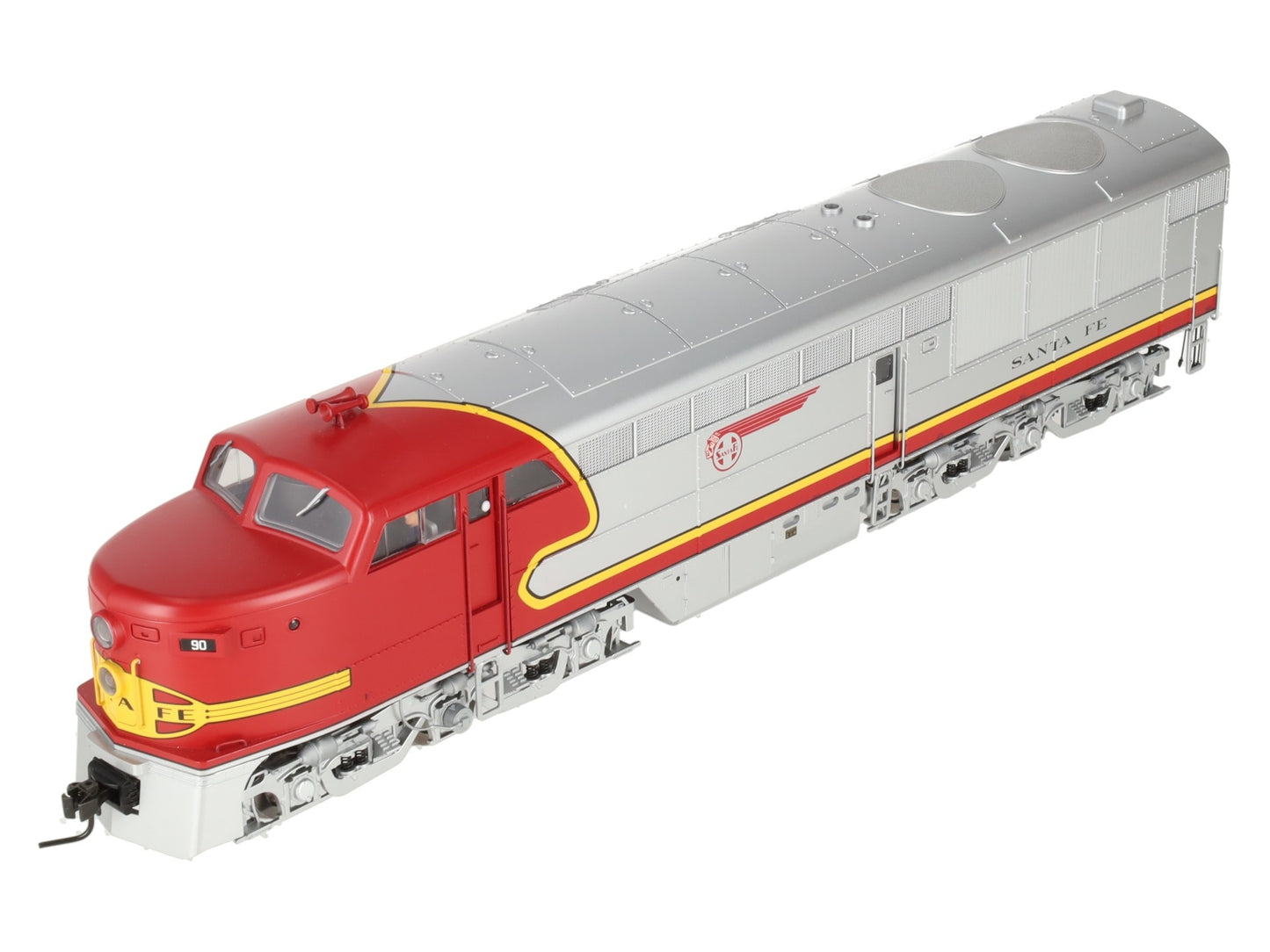 Atlas 3220 O ATSF FM A Unit Erie-Built Pwd Diesel Locomotive #90 (2-Rail TMCC) EX/Box