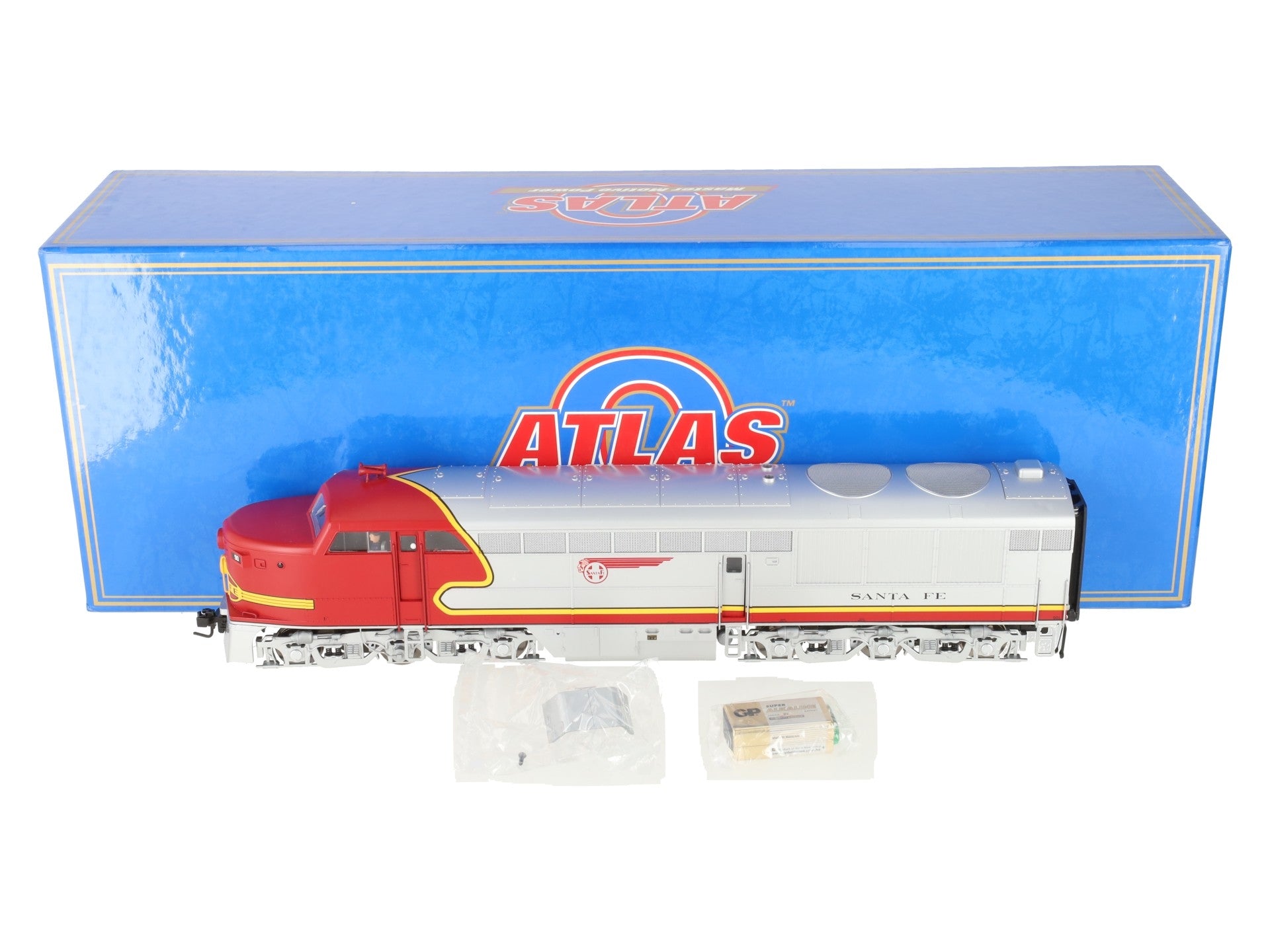 Atlas 3220 O ATSF FM A Unit Erie-Built Pwd Diesel Locomotive #90 (2-Rail TMCC) EX/Box