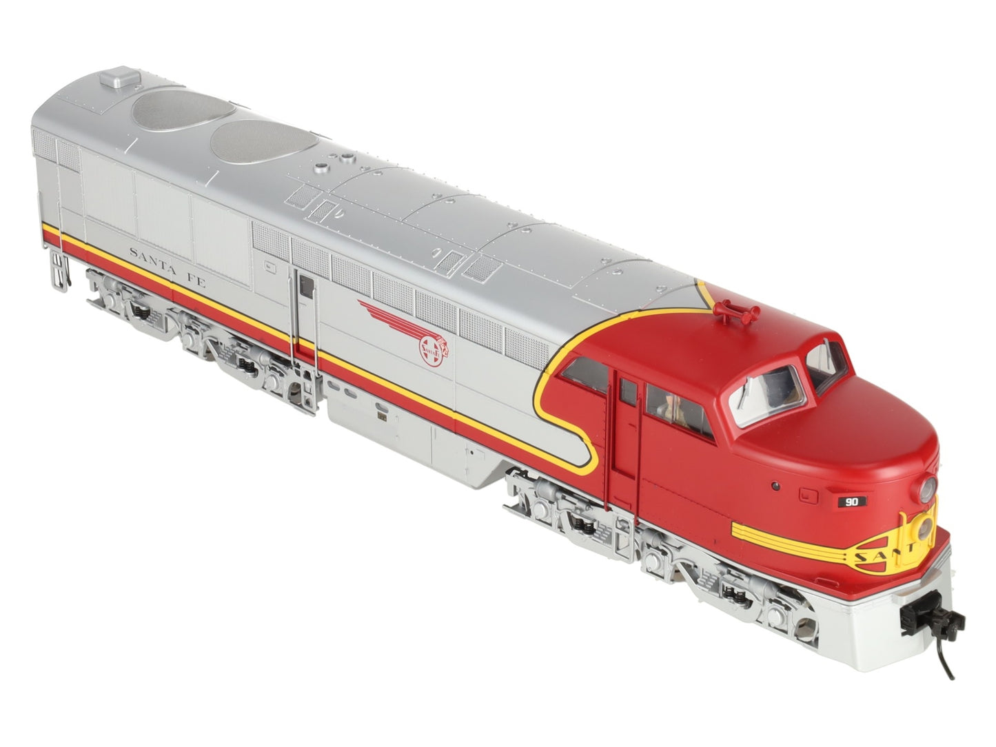 Atlas 3220 O ATSF FM A Unit Erie-Built Pwd Diesel Locomotive #90 (2-Rail TMCC) EX/Box