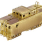 Overland 1217 HO Scale Brass Boston & Maine  w/Vertical Brake Staff Wood Caboose EX/Box