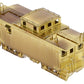 Overland 1217 HO Scale Brass Boston & Maine  w/Vertical Brake Staff Wood Caboose EX/Box