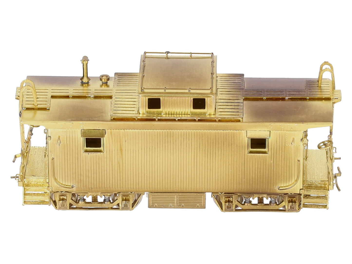 Overland 1217 HO Scale Brass Boston & Maine  w/Vertical Brake Staff Wood Caboose EX/Box