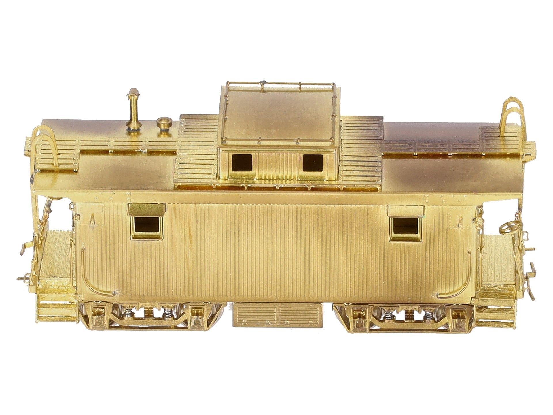 Overland 1217 HO Scale Brass Boston & Maine  w/Vertical Brake Staff Wood Caboose EX/Box