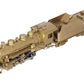 NWSL HO Brass Southern USRA 0-6-0 Steam Locomotive & Tender - Unpainted EX/Box