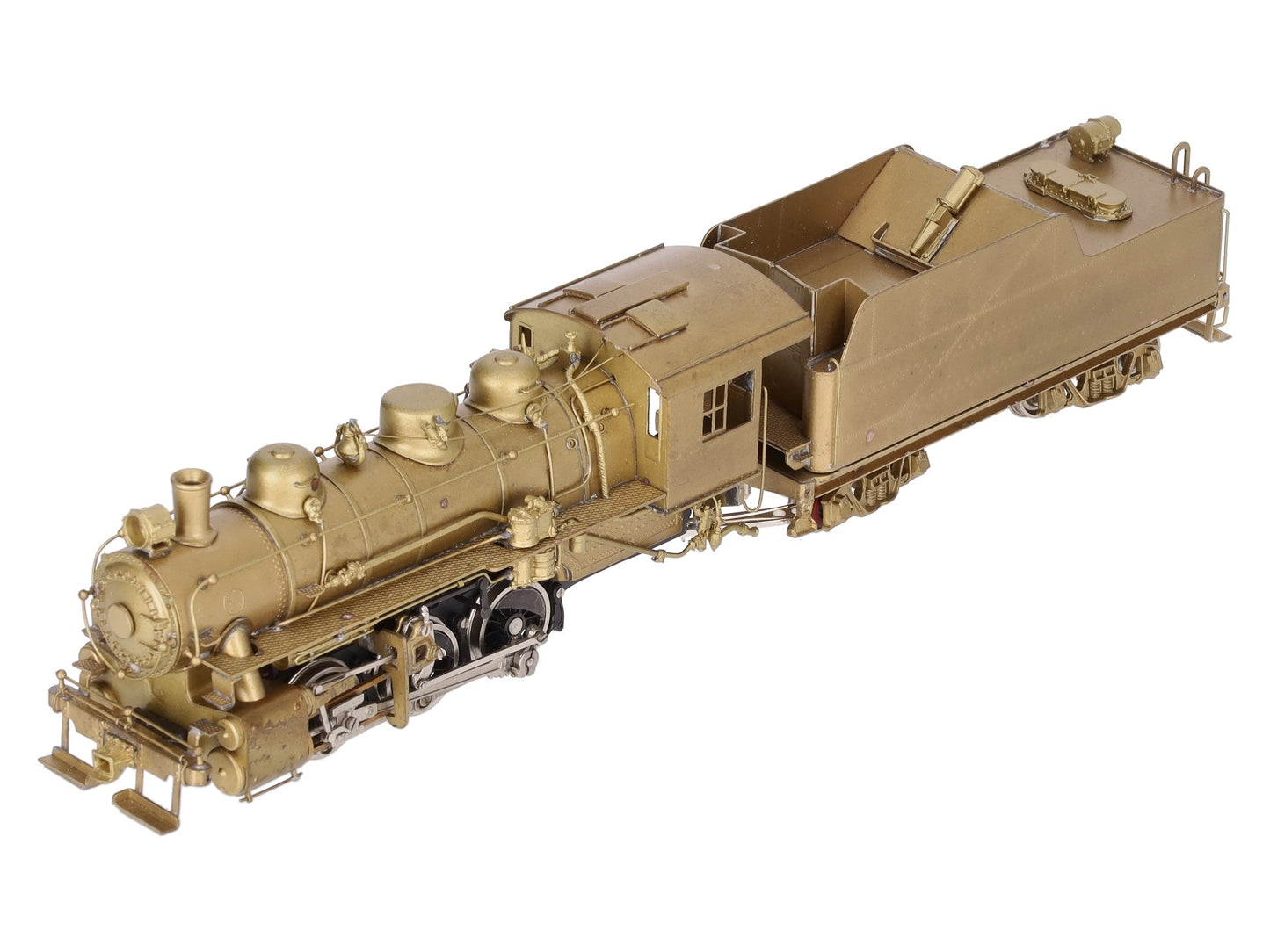 NWSL HO Brass Southern USRA 0-6-0 Steam Locomotive & Tender - Unpainted EX/Box