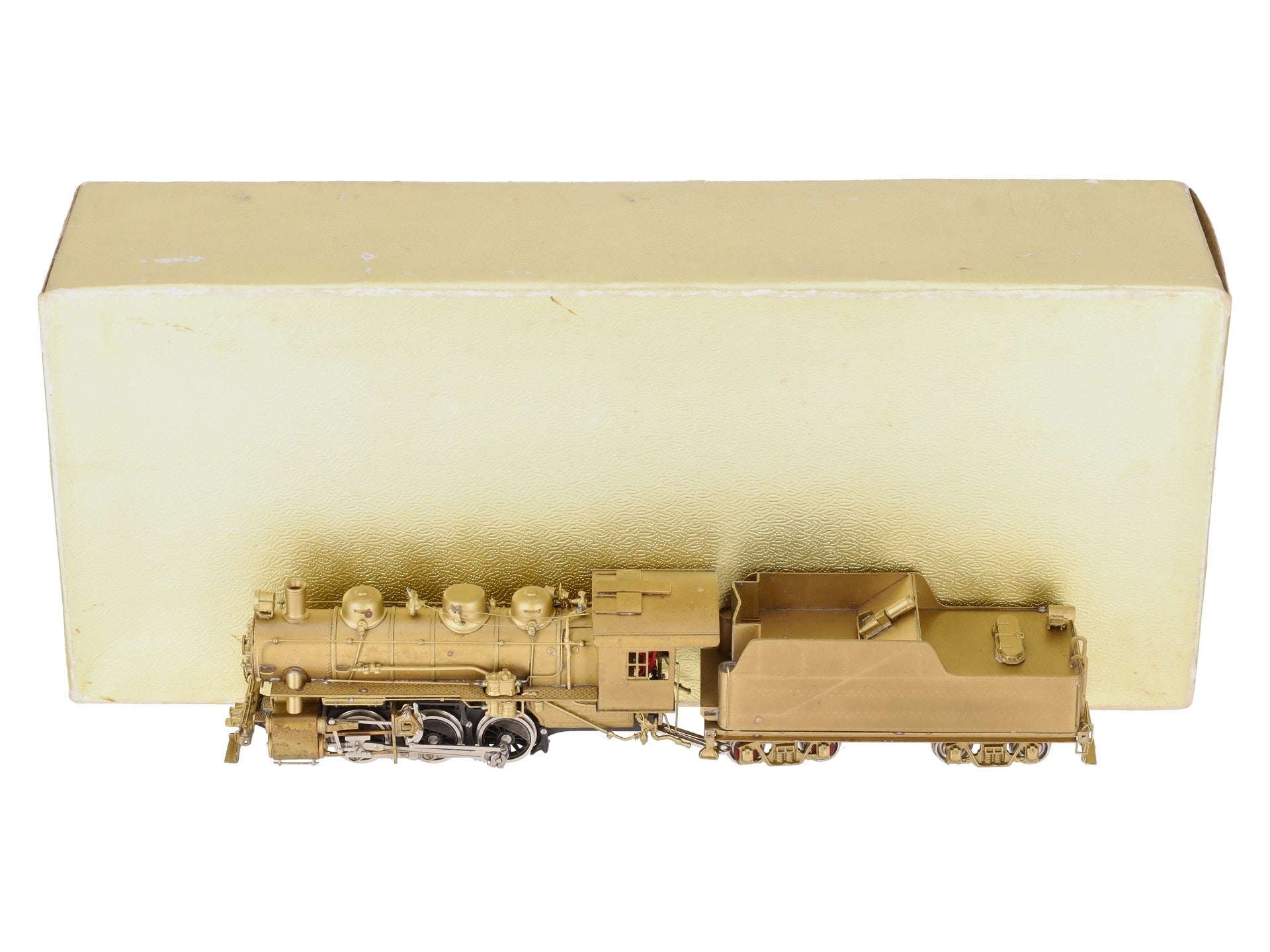 NWSL HO Brass Southern USRA 0-6-0 Steam Locomotive & Tender - Unpainted EX/Box