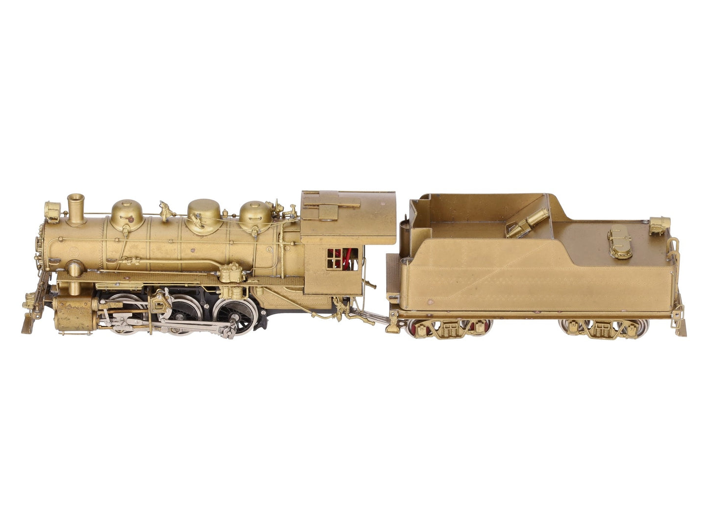 NWSL HO Brass Southern USRA 0-6-0 Steam Locomotive & Tender - Unpainted EX/Box