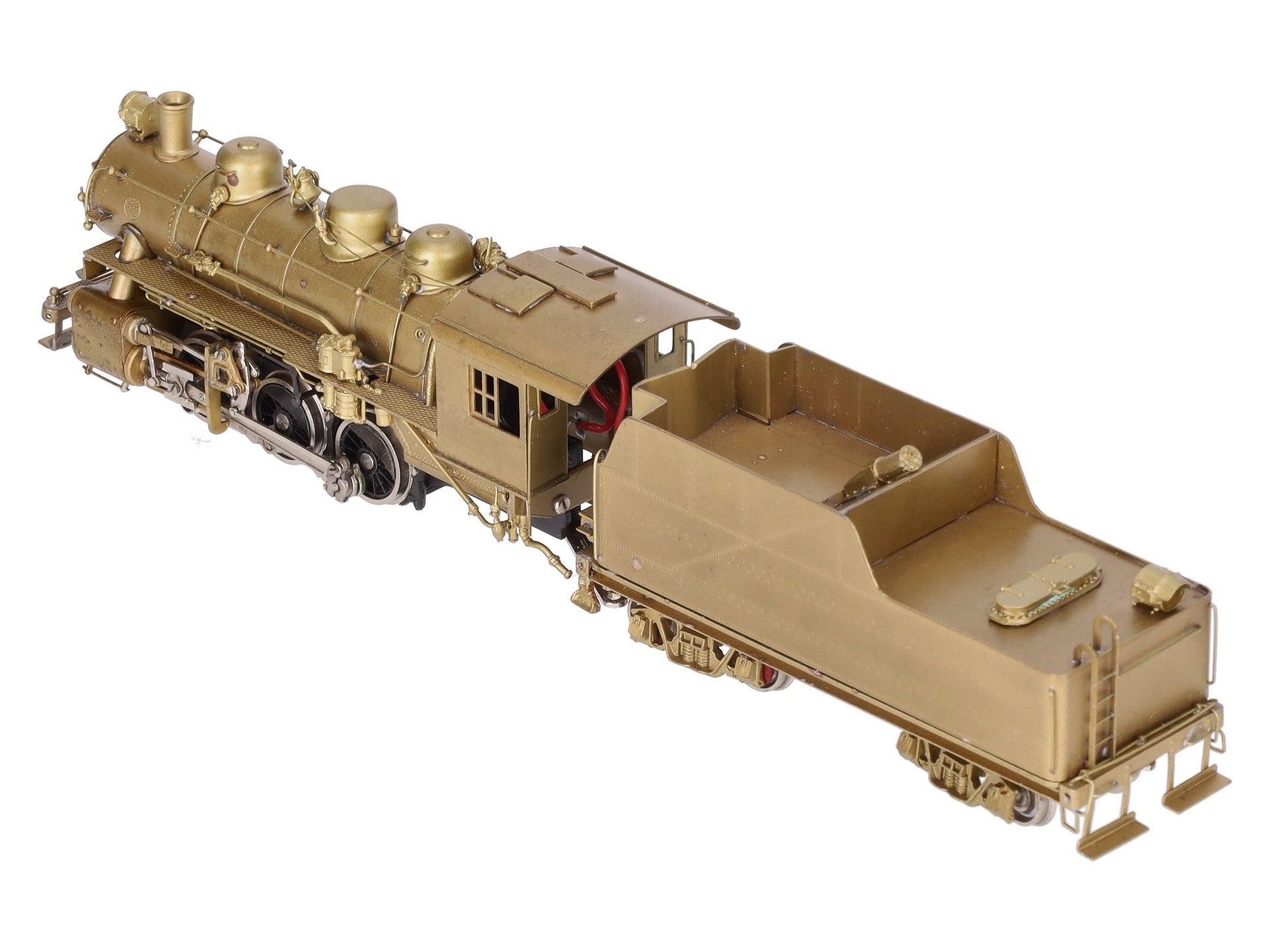 NWSL HO Brass Southern USRA 0-6-0 Steam Locomotive & Tender - Unpainted EX/Box