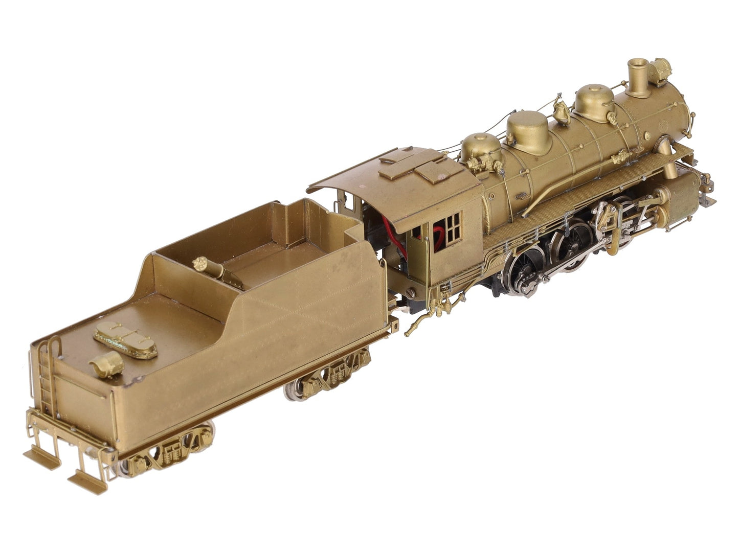 NWSL HO Brass Southern USRA 0-6-0 Steam Locomotive & Tender - Unpainted EX/Box