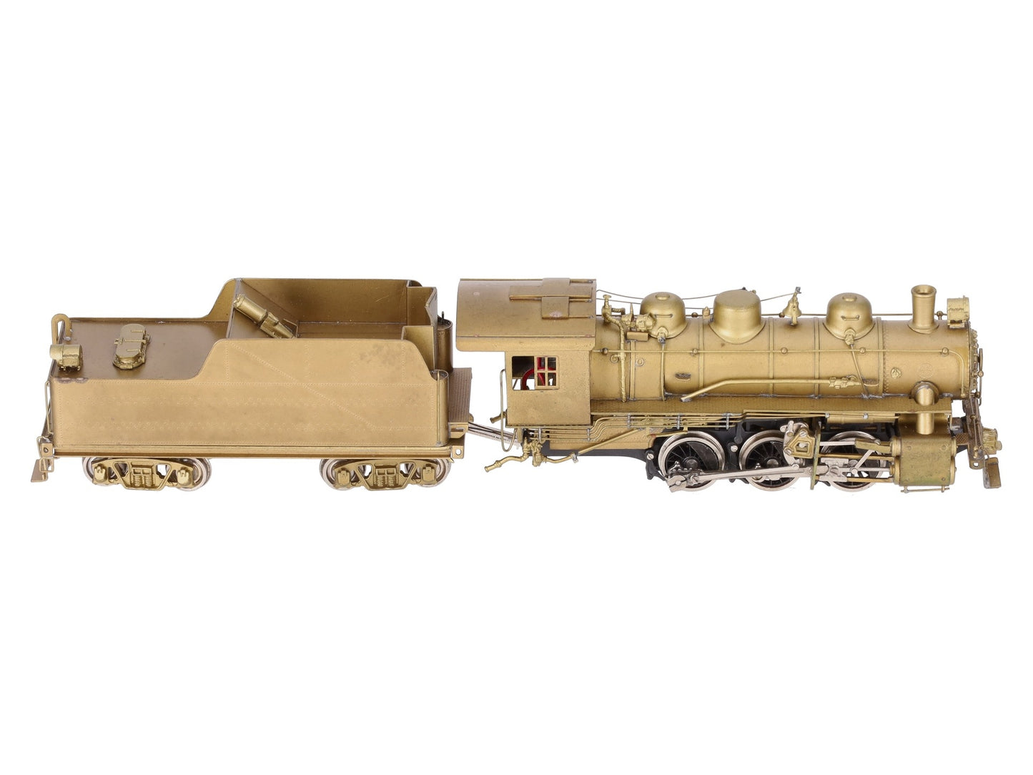 NWSL HO Brass Southern USRA 0-6-0 Steam Locomotive & Tender - Unpainted EX/Box