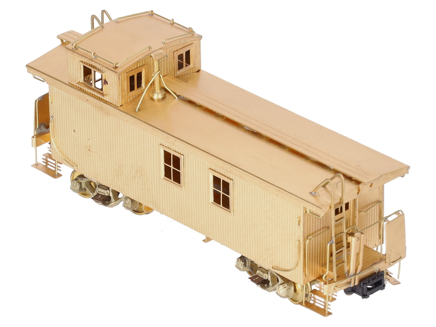 Van Hobbies HO BRASS CNR Bay Window Wood Sheath Caboose - Unpainted EX/Box
