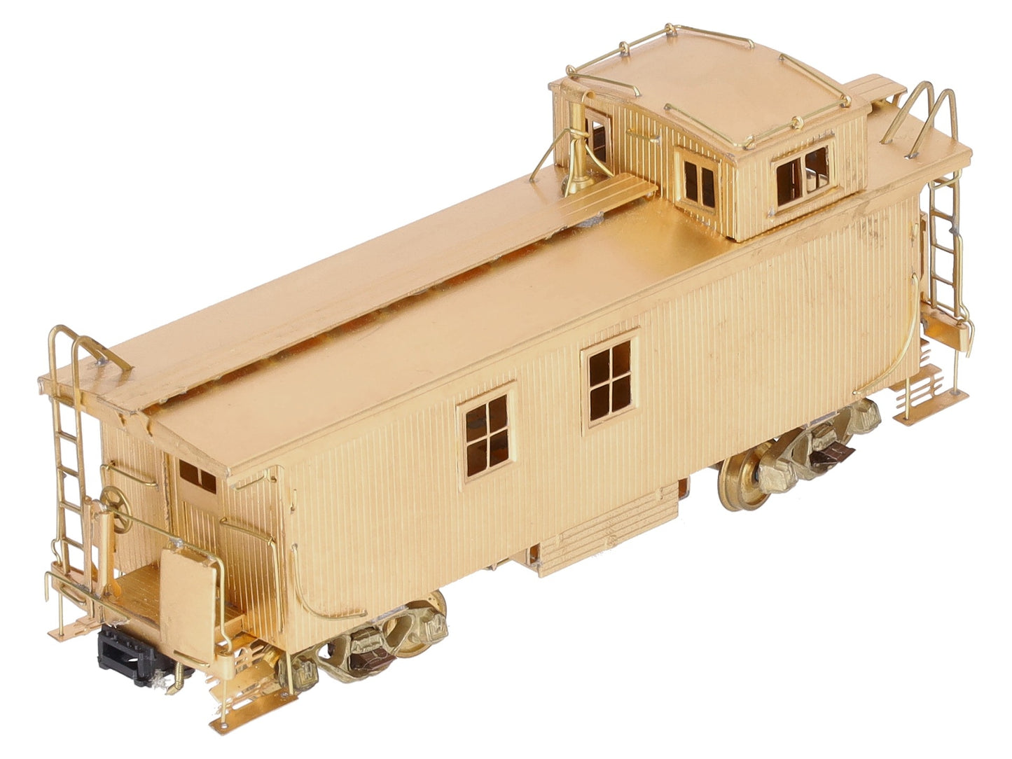 Van Hobbies HO BRASS CNR Bay Window Wood Sheath Caboose - Unpainted EX/Box