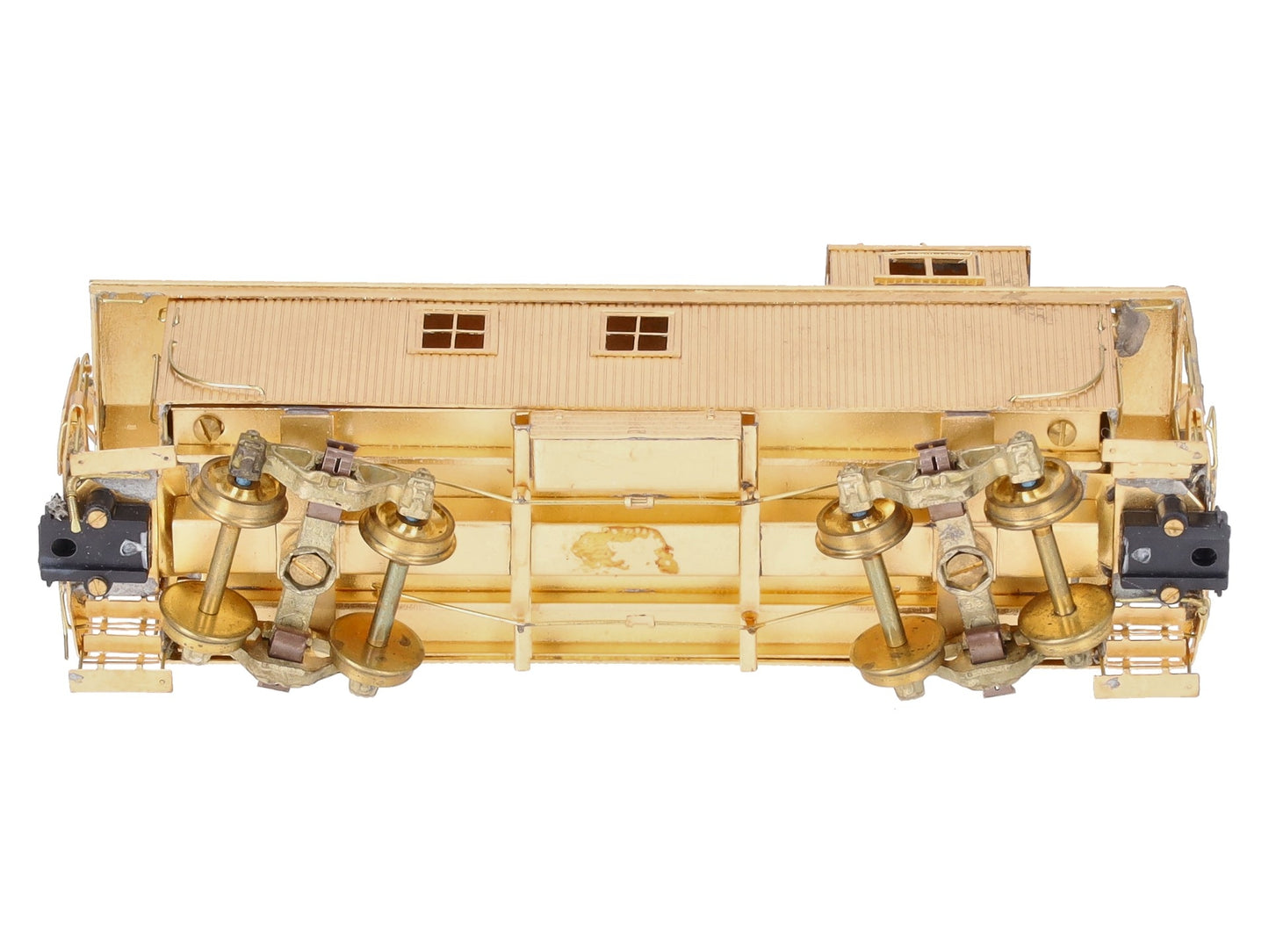 Van Hobbies HO BRASS CNR Bay Window Wood Sheath Caboose - Unpainted EX/Box