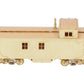 Van Hobbies HO BRASS CNR Bay Window Wood Sheath Caboose - Unpainted EX/Box