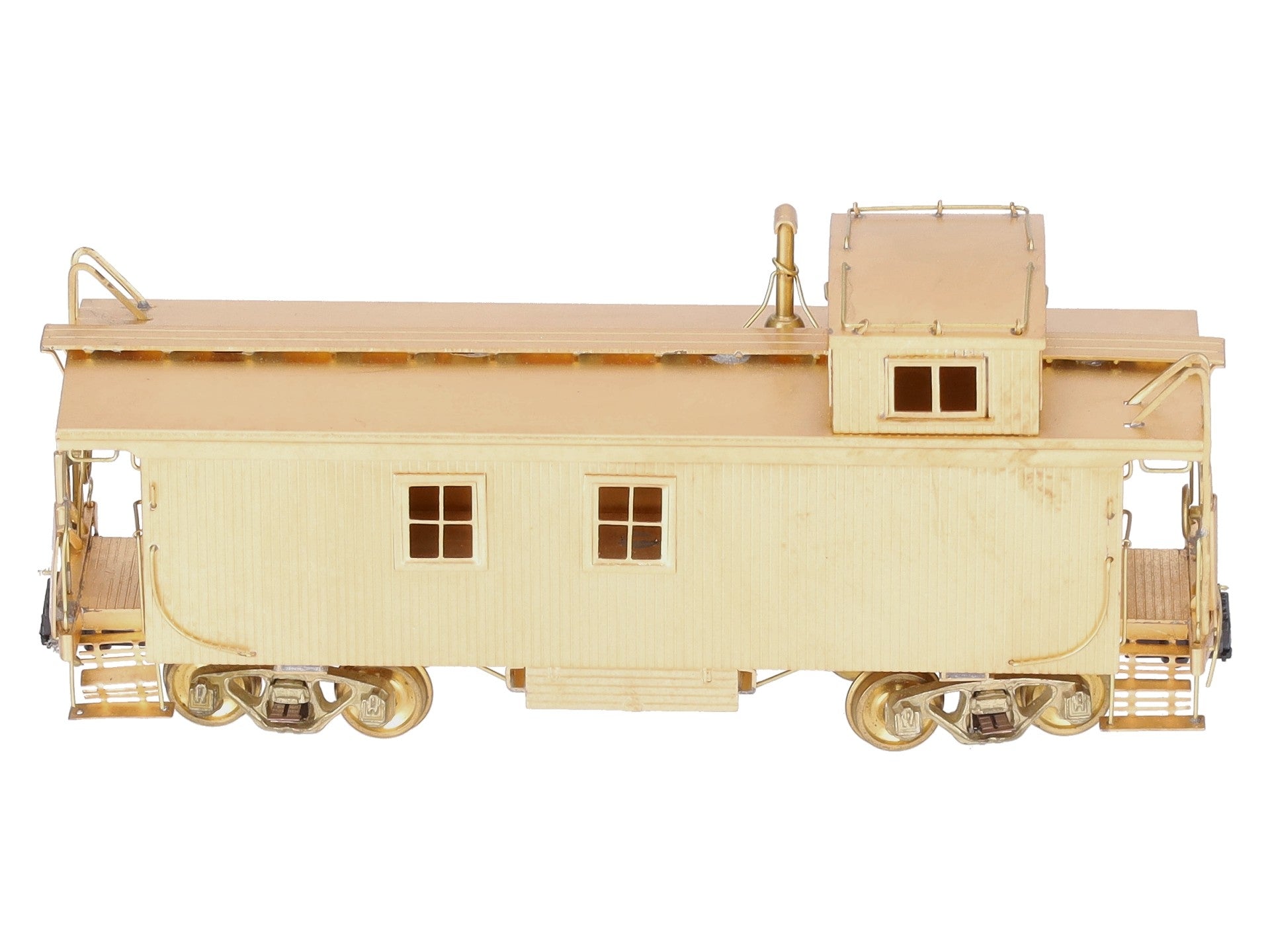 Van Hobbies HO BRASS CNR Bay Window Wood Sheath Caboose - Unpainted EX/Box