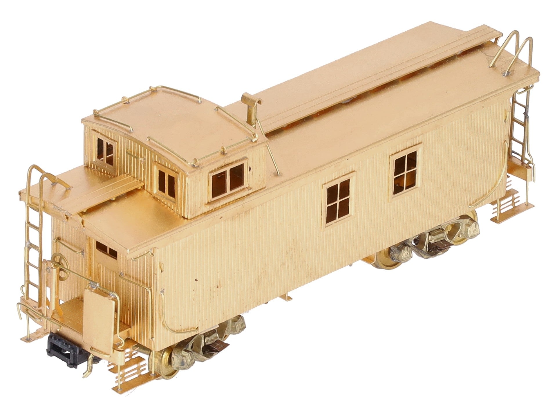 Van Hobbies HO BRASS CNR Bay Window Wood Sheath Caboose - Unpainted EX/Box