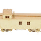 Van Hobbies HO BRASS CNR Bay Window Wood Sheath Caboose - Unpainted EX/Box