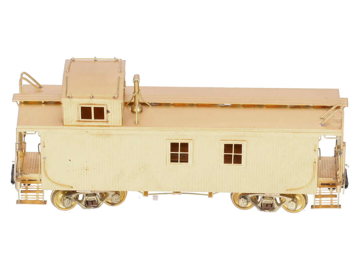 Van Hobbies HO BRASS CNR Bay Window Wood Sheath Caboose - Unpainted EX/Box