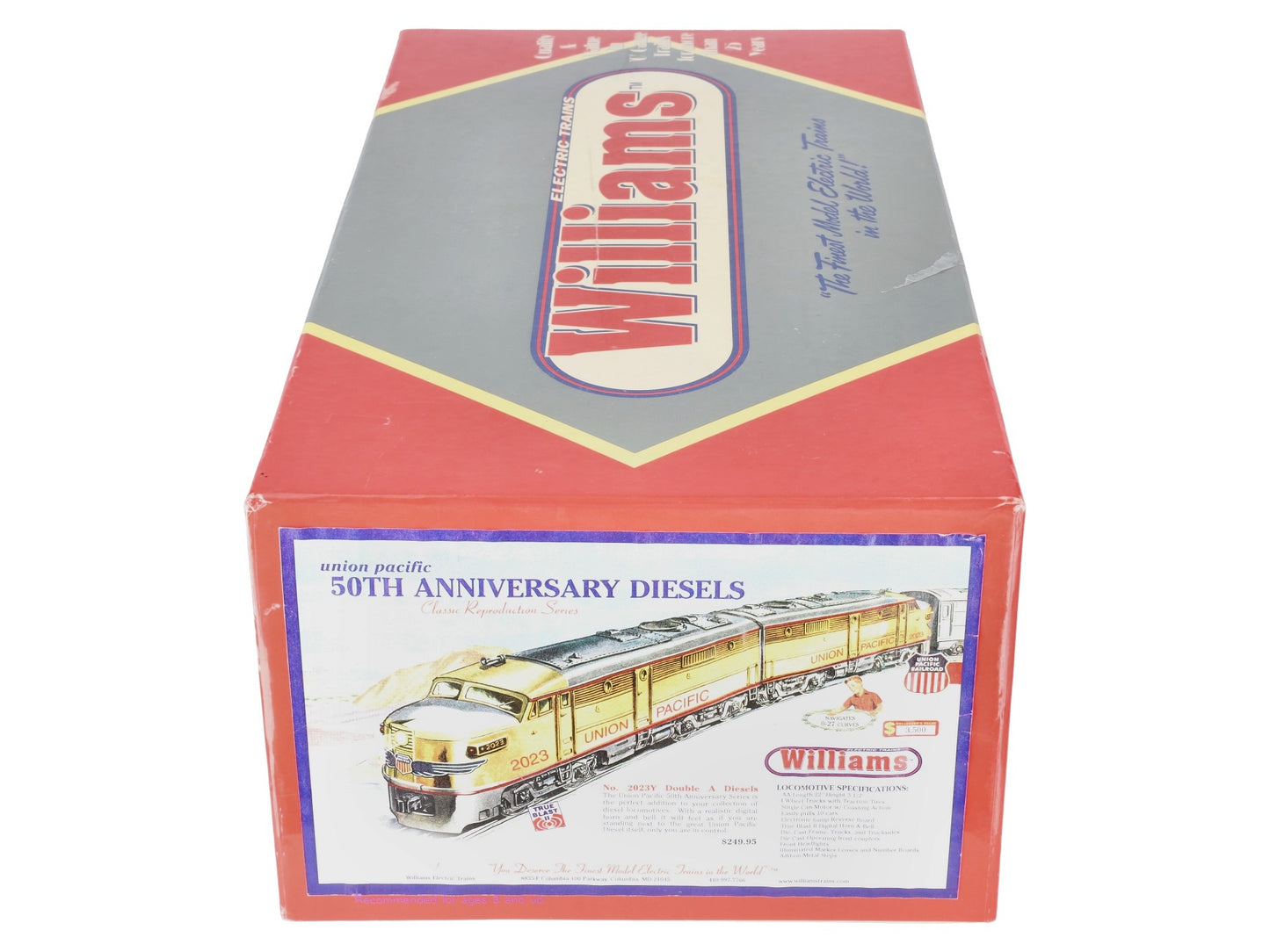 Williams 2023Y O Gauge Union Pacific Alco AA Diesel Loco Set VG/Box