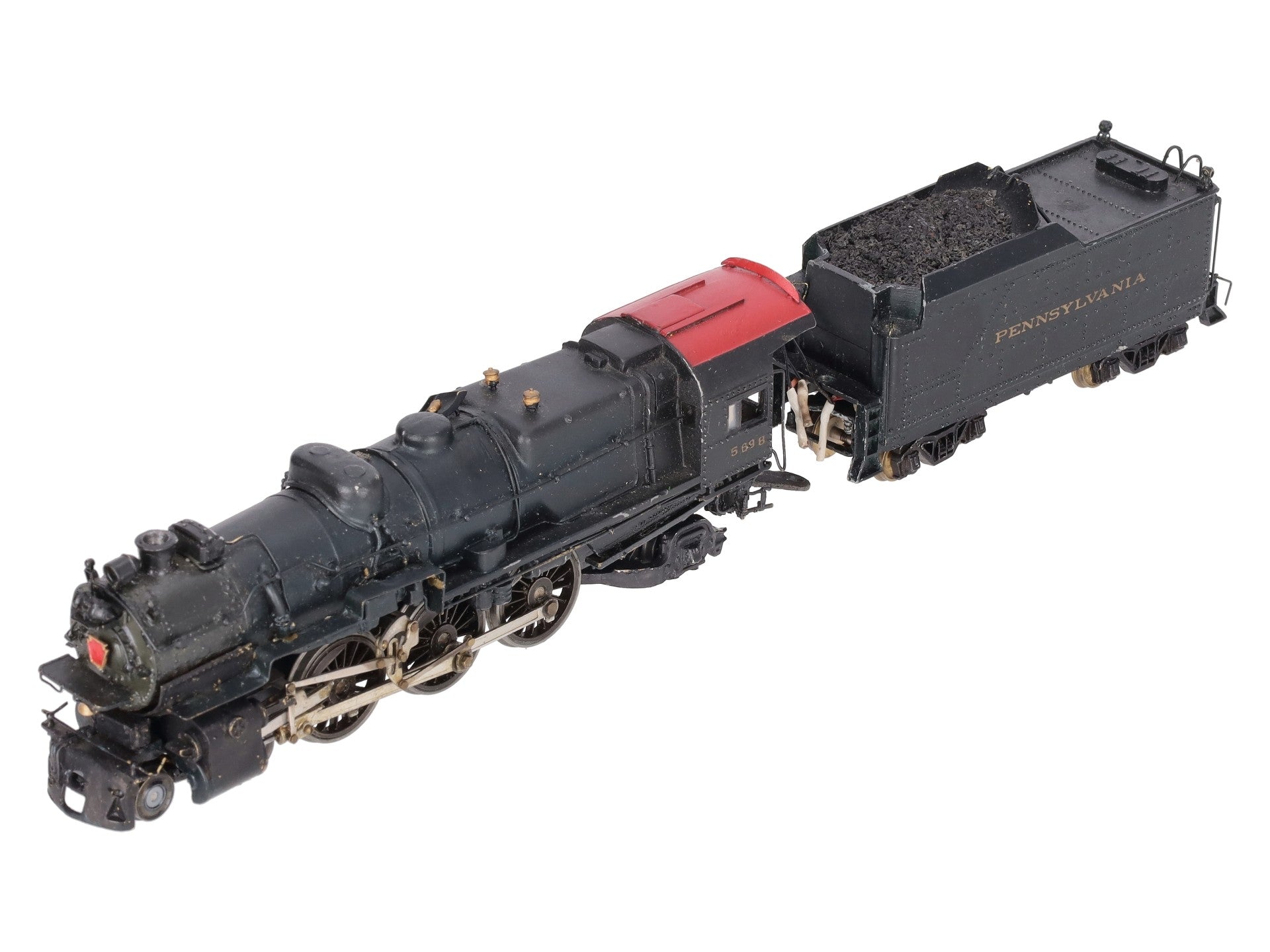 HO BRASS Pennsylvania K4 4-6-2 Steam Locomotive & Tender -Painted