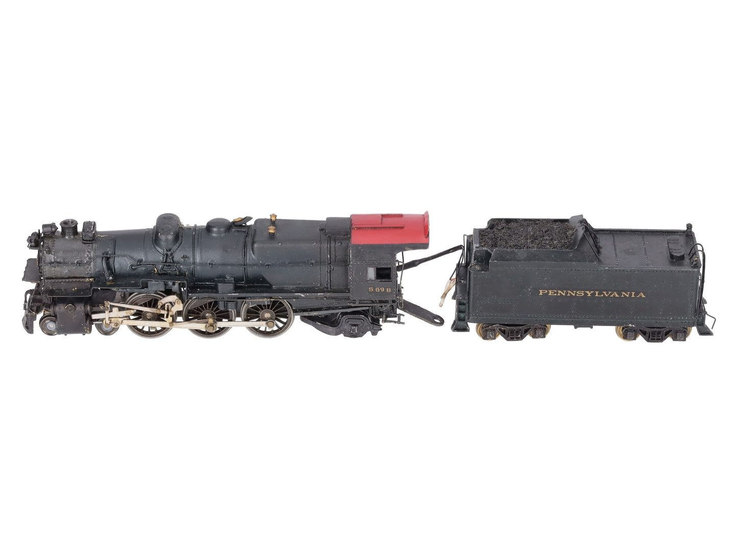 HO BRASS Pennsylvania K4 4-6-2 Steam Locomotive & Tender -Painted