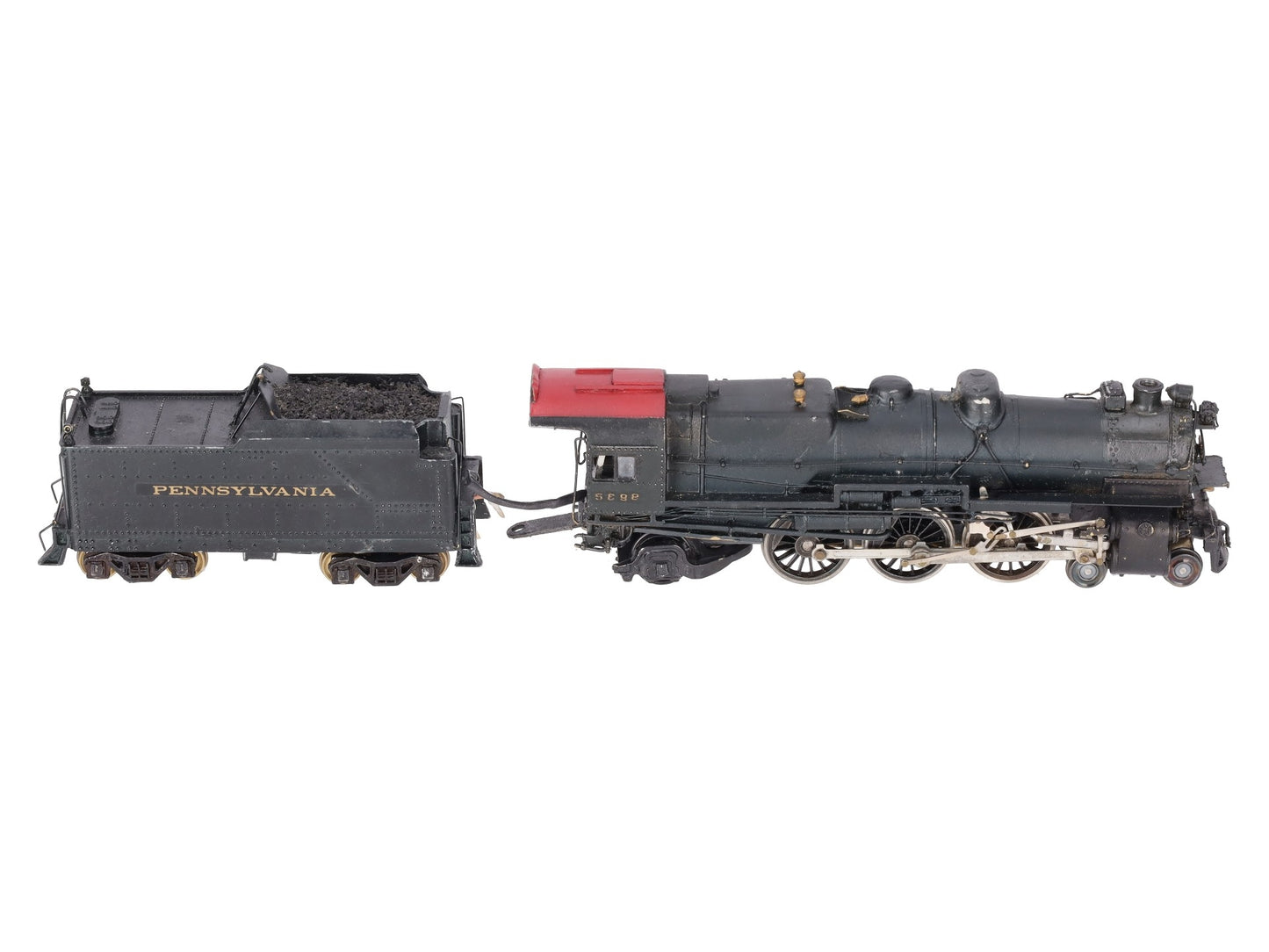 HO BRASS Pennsylvania K4 4-6-2 Steam Locomotive & Tender -Painted