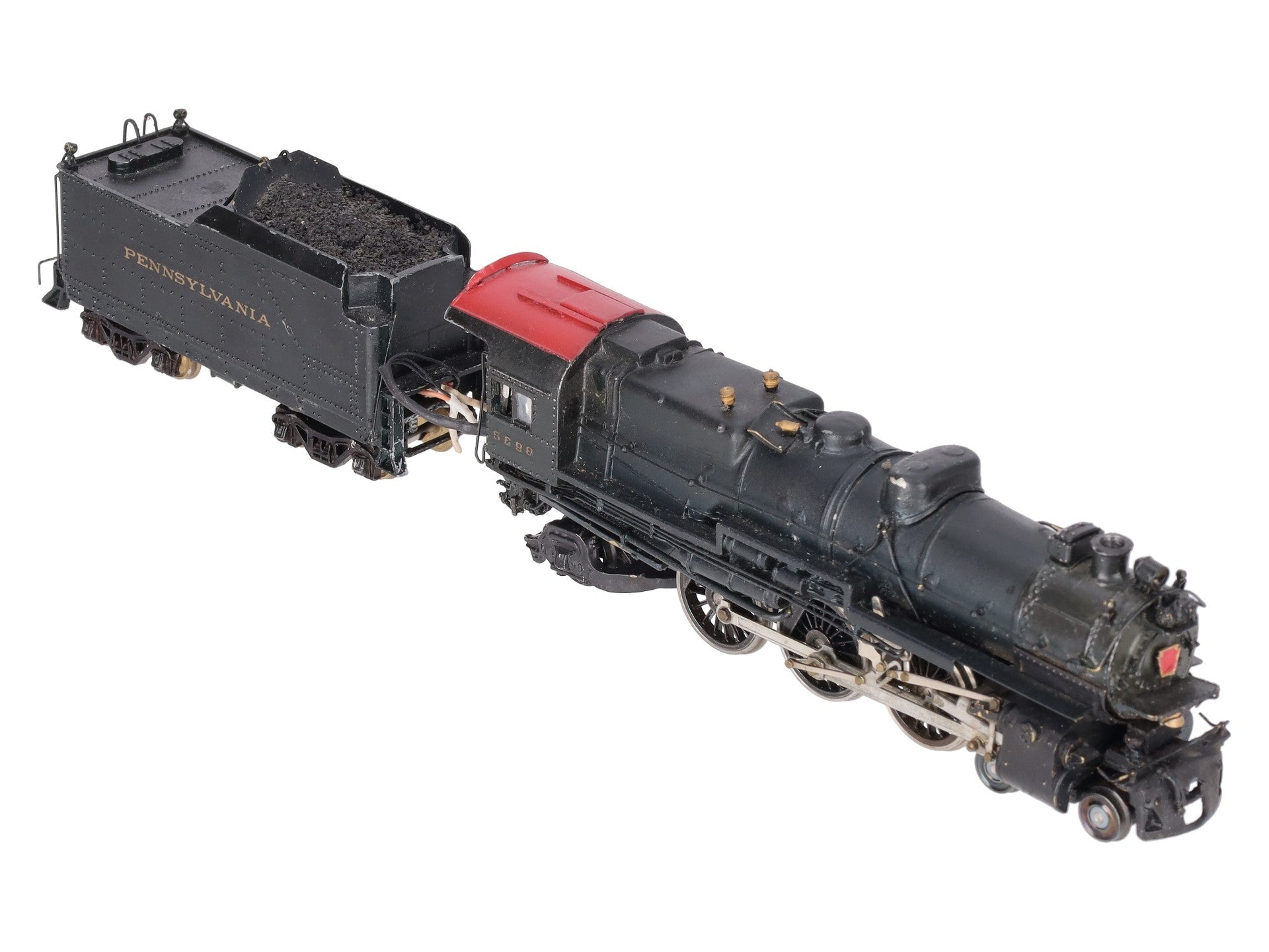 HO BRASS Pennsylvania K4 4-6-2 Steam Locomotive & Tender -Painted