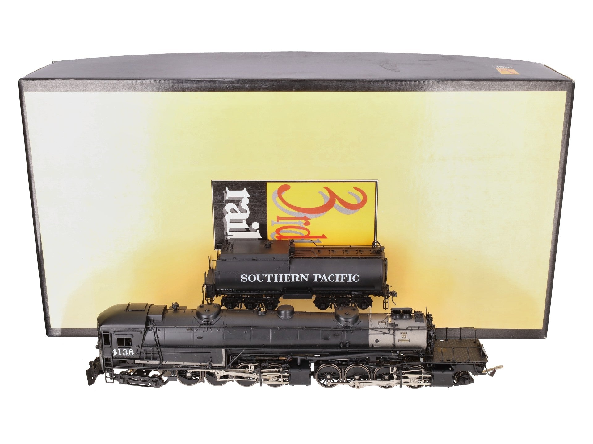 Sunset Models 4138 O Brass SP Cab Forward 4-8-8-4 Steam Locomotive #4138 -2 Rail EX/Box