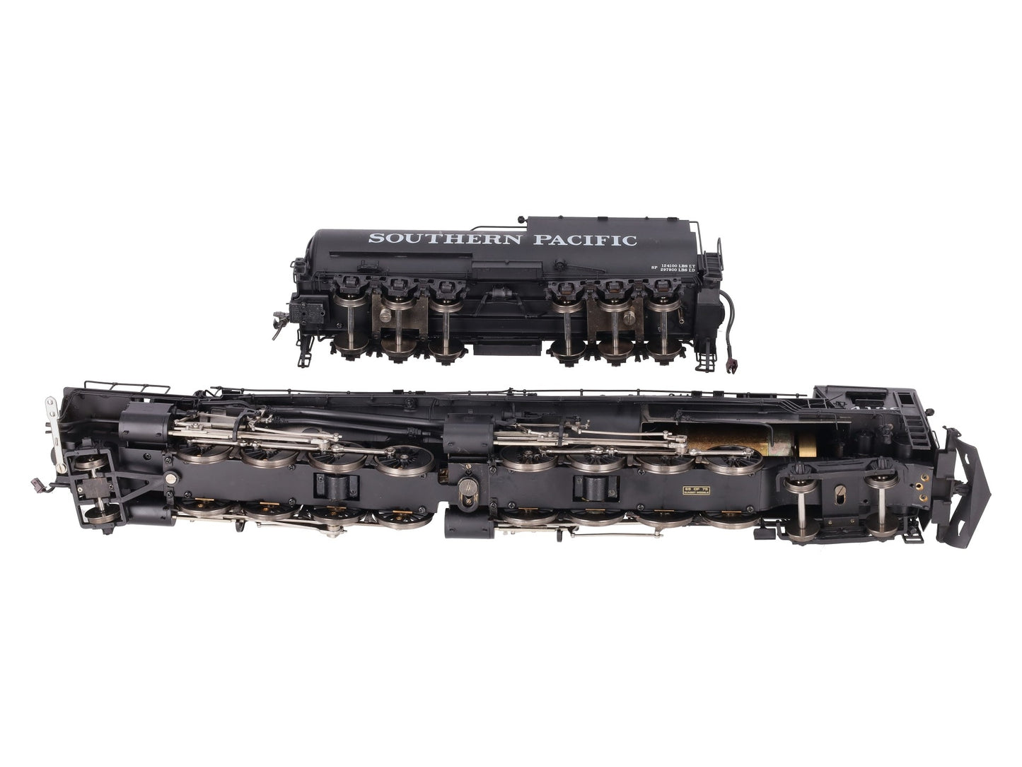 Sunset Models 4138 O Brass SP Cab Forward 4-8-8-4 Steam Locomotive #4138 -2 Rail EX/Box