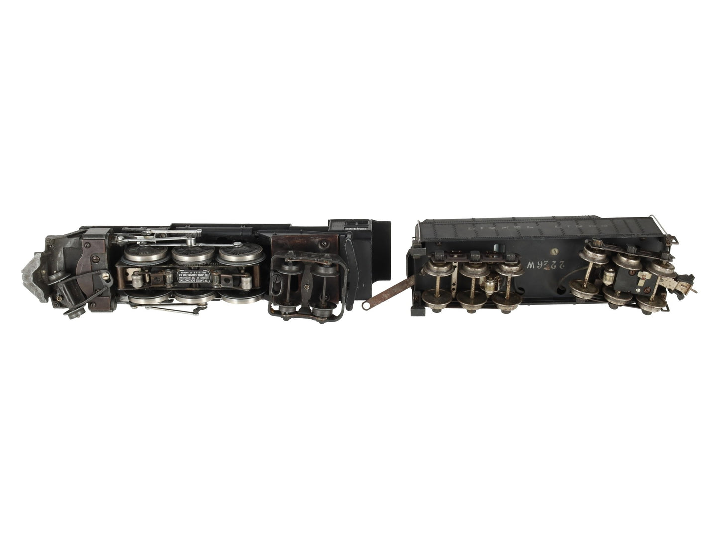 Lionel 226E Vintage O Pre-War 2-6-4 Steam Locomotive w/ 2226W Tender VG