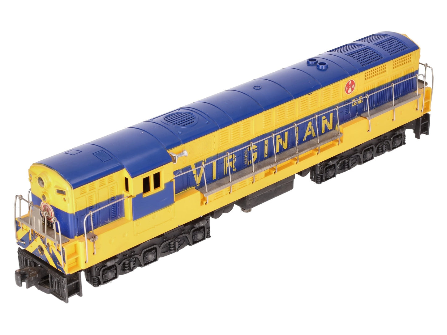 Lionel 2331 Vintage O Virginian FM Trainmaster Powered Diesel Locomotive VG
